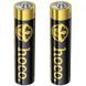 Батарейки Hoco JA2A AAA (LR03) Alkaline 2 pcs Black 84302 фото 1