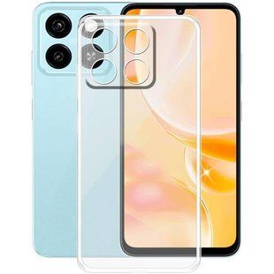 TPU чохол Epic Transparent 1,5mm Full Camera для ZTE Blade A55 4G Безбарвний (прозорий) 75239 фото